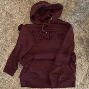 Vans Maroon Men’s Hoodie | Size: S